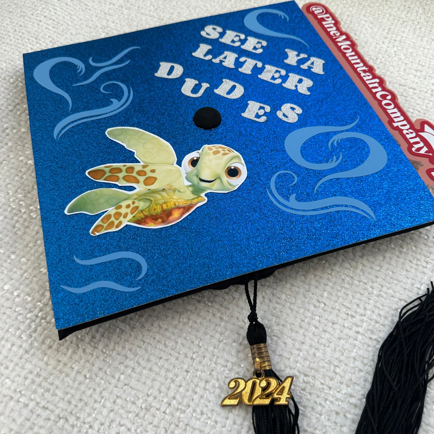 "See Ya Later Dudes" Graduation Cap Topper