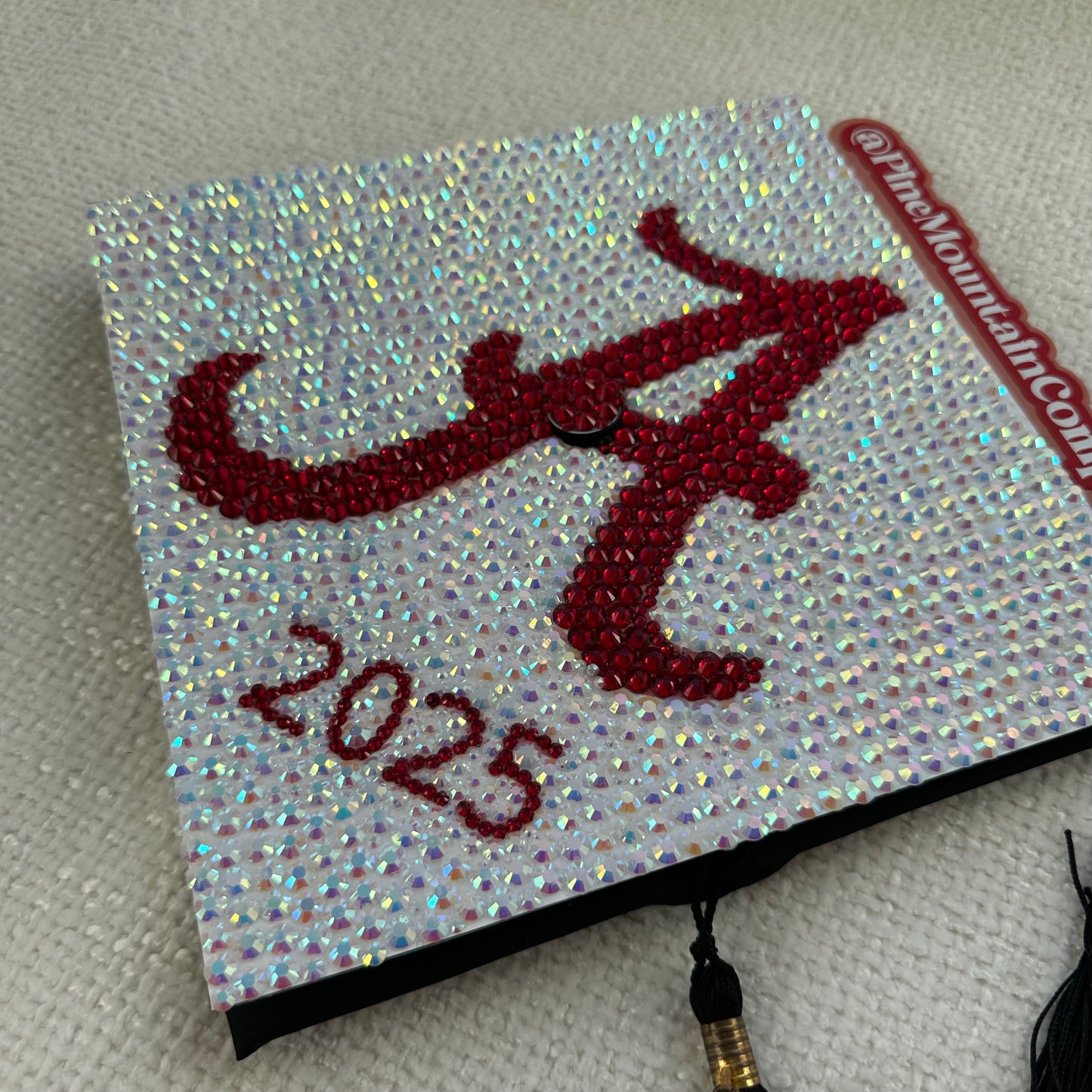 University of Alabama Rhinestone Graduation Cap Topper