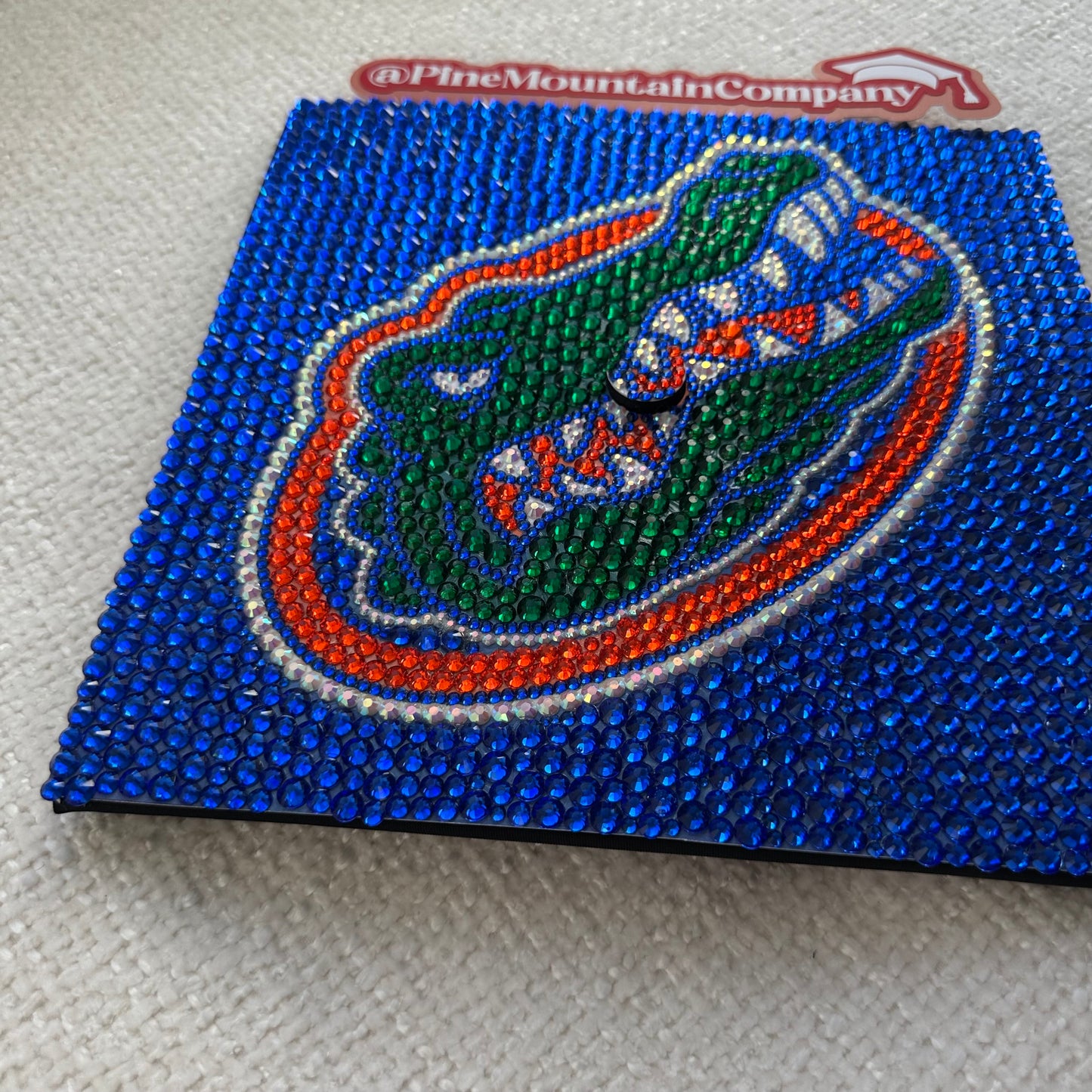 University of Florida Gator Rhinestone Graduation Cap Topper