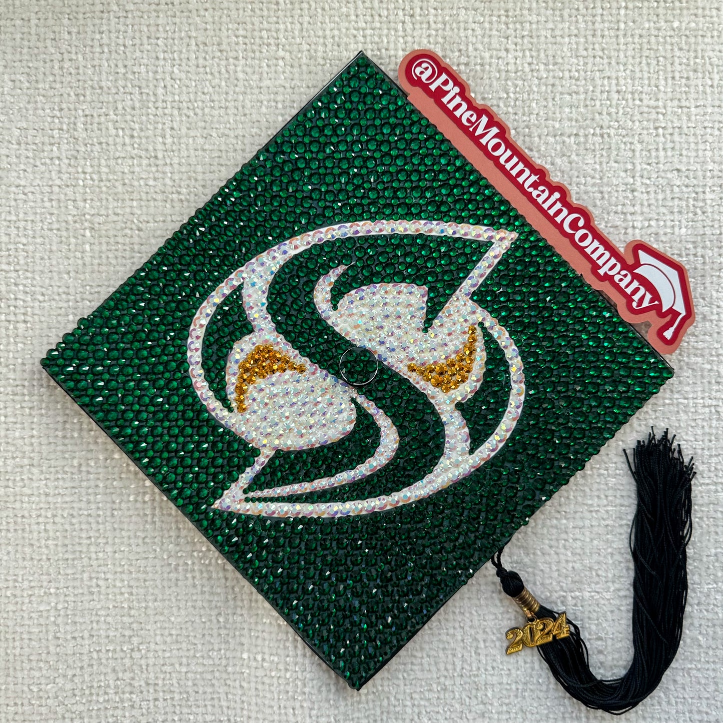 Sacramento State Rhinestone Graduation Cap Topper