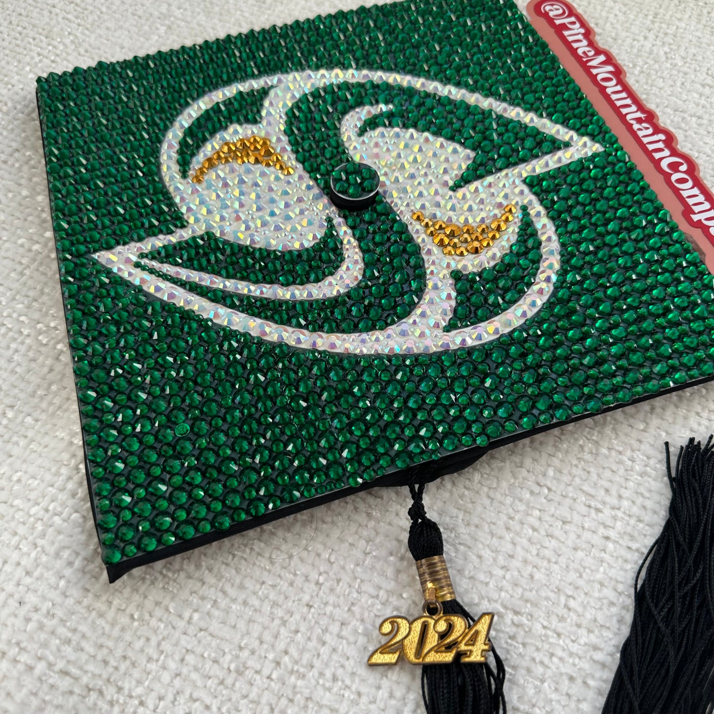 Sacramento State Rhinestone Graduation Cap Topper