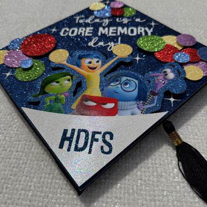 Core Memory Themed Graduation Cap Topper
