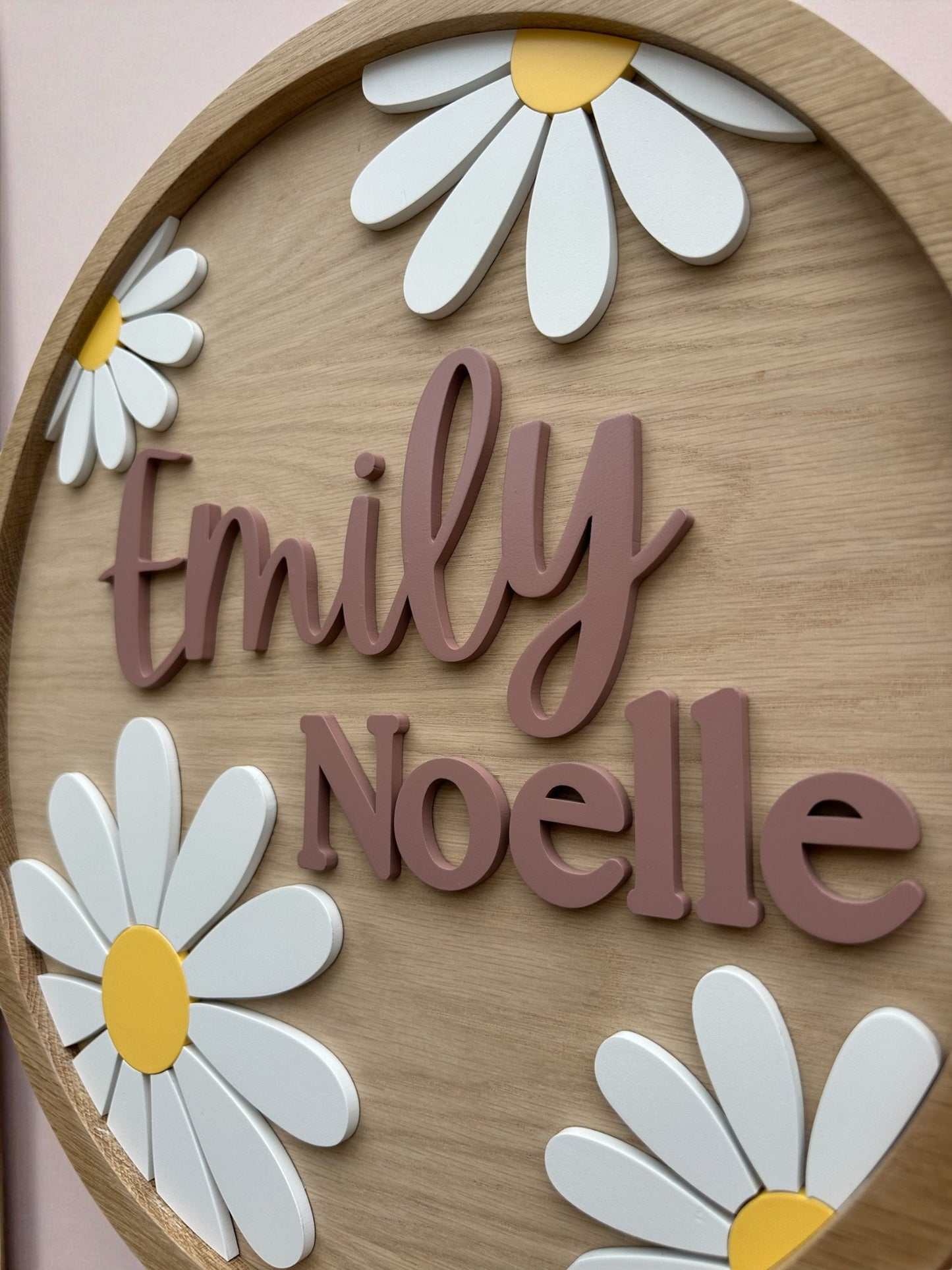 Custom Daisy Name Sign for Nursery or Kids Room