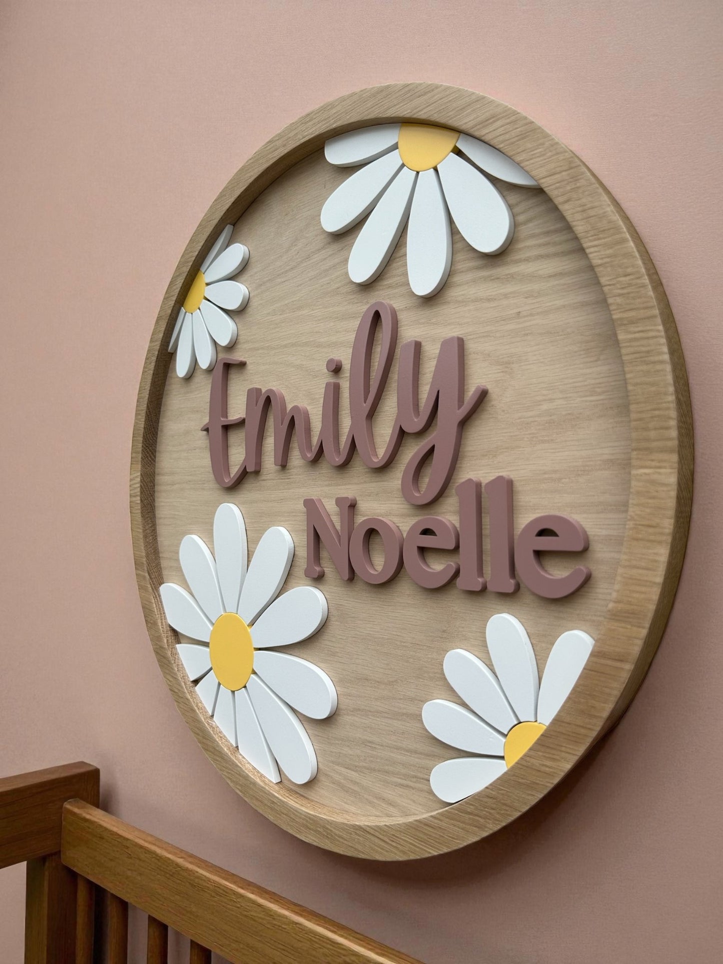 Custom Daisy Name Sign for Nursery or Kids Room