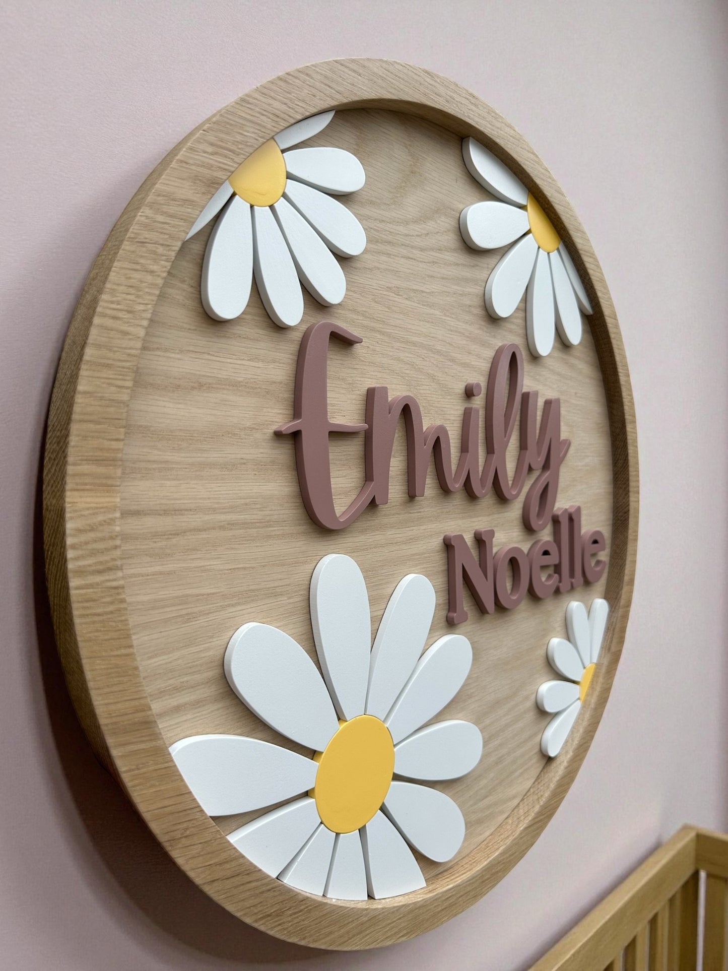 Custom Daisy Name Sign for Nursery or Kids Room