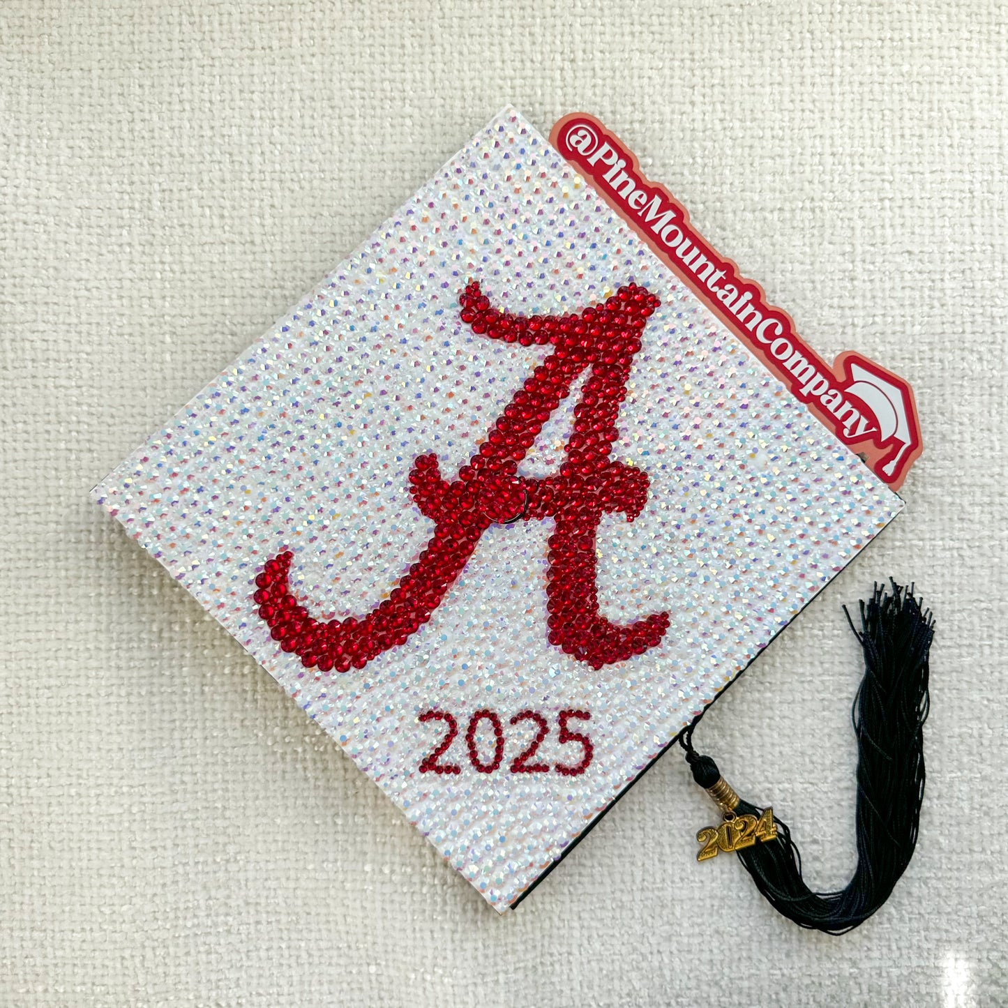 University of Alabama Rhinestone Graduation Cap Topper