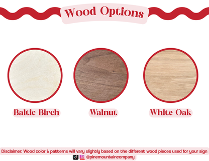 Baby Name Announcement Sign - Wood Hospital Name Plaque